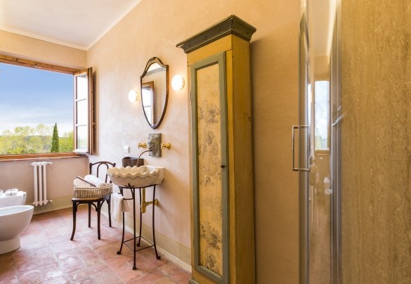 Bagno con doccia n.4 al primo piano. AP2 – Dimora San Germano	