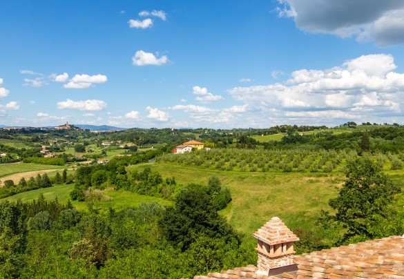 Panorama sulle colline toscane – Dimora San Germano