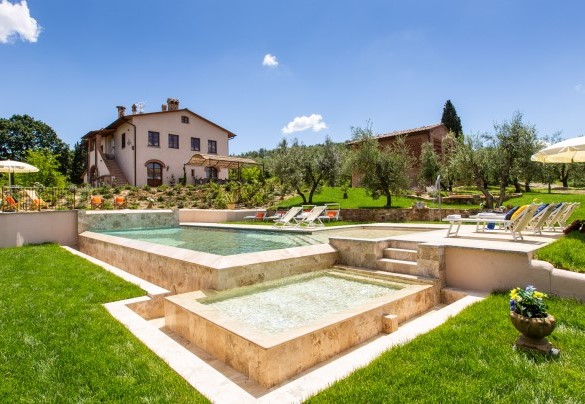 Villa in affitto con piscina esclusiva immersa nel verde tra Firenze, Pisa e Lucca – Dimora San Germano