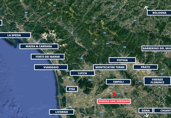 Dimora San Germano - Mappa