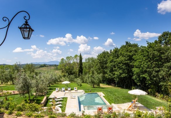 Il parco di 6000 mq che circonda la proprietà – Dimora San Germano