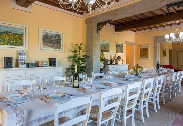 La sala da pranzo – Dimora San Jacopo