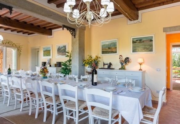 La sala da pranzo – Dimora San Jacopo
