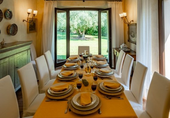 La sala pranzo – Dolce Collina