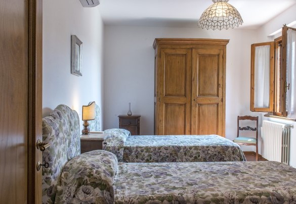 La caratteristica camera doppia al primo piano - Fattoria L'Olmo Rosso