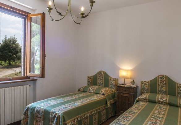 La caratteristica camera doppia al primo piano - Fattoria L'Olmo Rosso