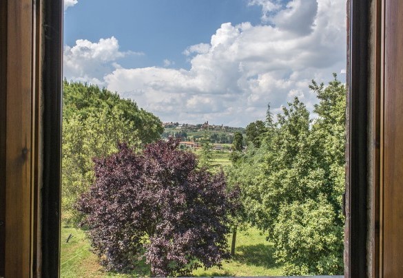 Lo stupendo panorama dal primo piano - Fattoria L'Olmo Rosso
