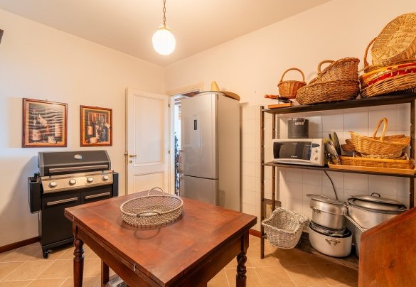 The well-equipped pantry serving the kitchen in the large tavern – Ferrero Country House