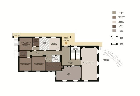 Lower Ground Floor - Ferrero Country House