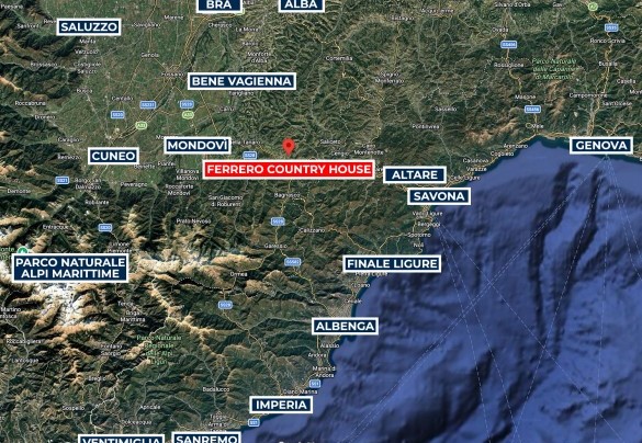Map - Ferrero Country House