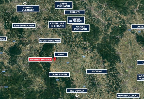  Finestra su Siena - Mappa