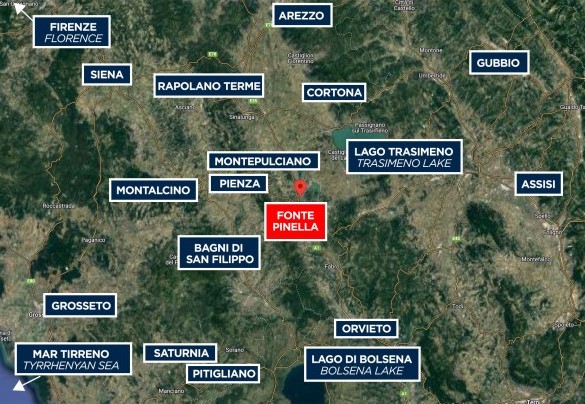 Fonte Pinella - Mappa 