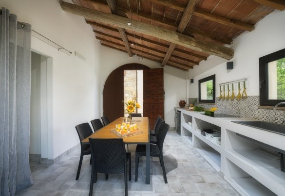 La cucina di design al lato della proprietà - Fonte Pinella