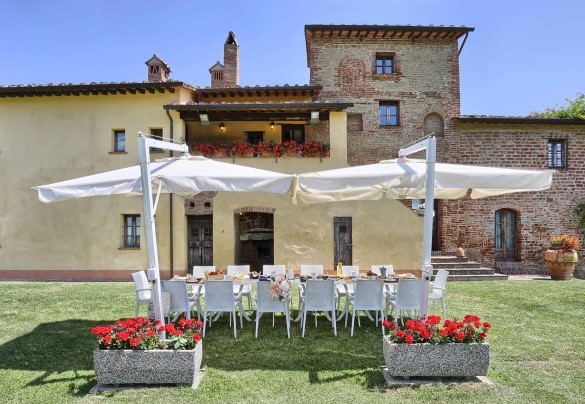 Villa in affitto con piscina esclusiva a tra Pisa e Firenze – Germagnana 
