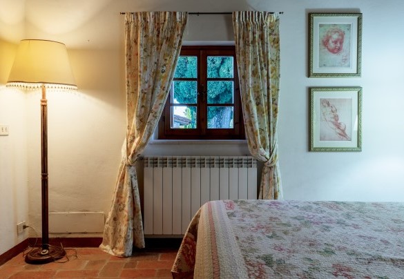 Double bedroom on the first floor, Unit A “Il Casale” - Gli Spilocchi    
