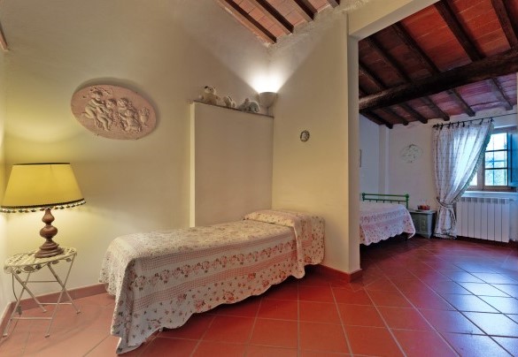 Twin bedroom on the first floor, Unit A “Casale” - Gli Spilocchi 