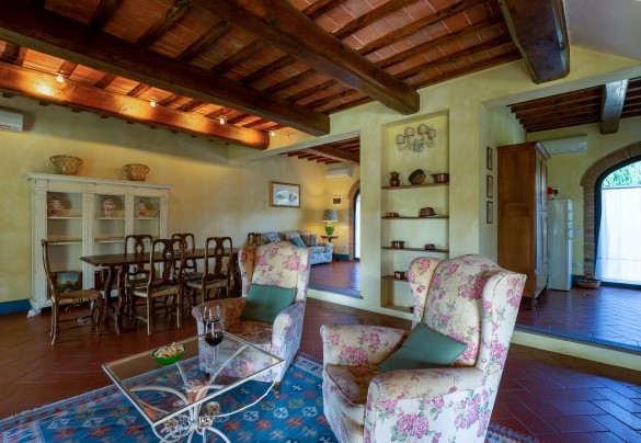 Large living room, Unit B "Il Fienile" - Gli Spilocchi