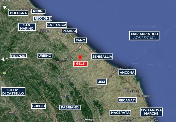 I Gelsi - Mappa