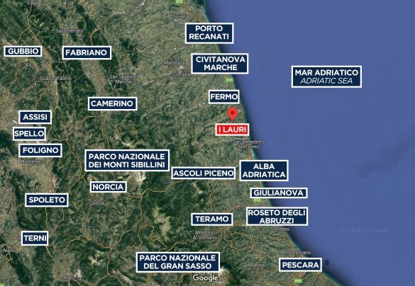 I Lauri - Map