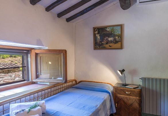 Twin bedroom n. 5 on the first floor of the Farmhouse