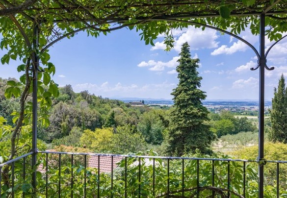 The splendid view from I Mandorli