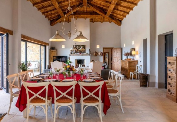 Open-plan living room, dining room, and kitchen - I Tramonti