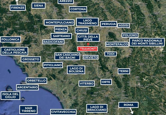 Map - I Tramonti 