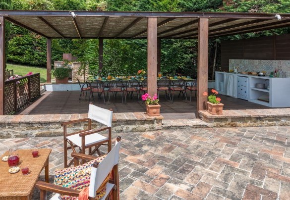 La grande terrazza panoramica - Il Borgo