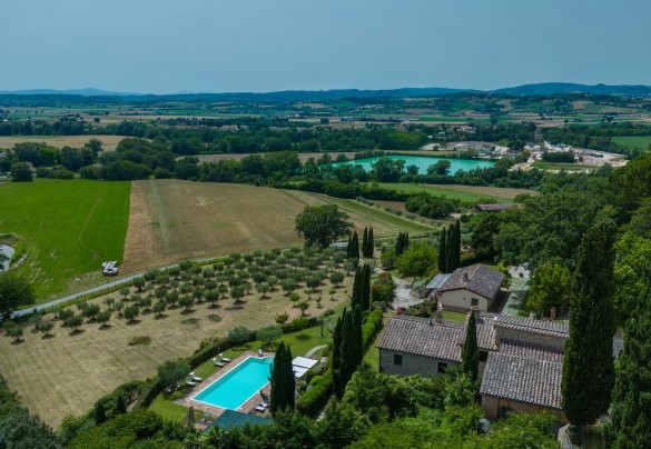 La proprietà vista dall'alto - Il Borgo  