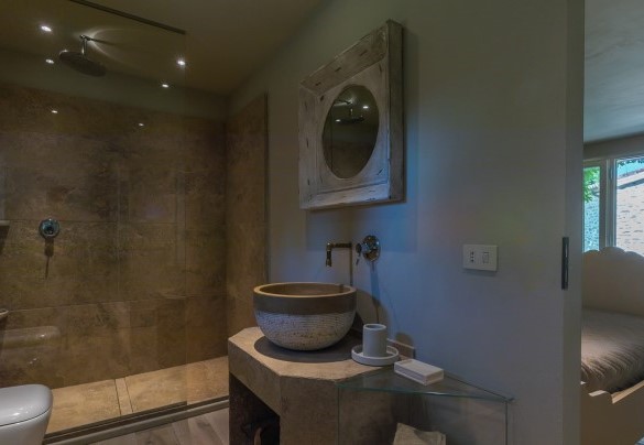 Il bagno en suite della depandance - Il Castellaccio
