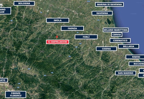 Il Castellaccio - Mappa