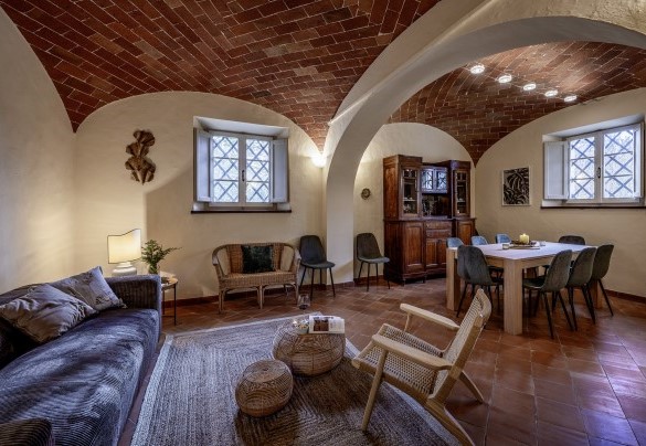 Soggiorno open space al piano terra  - Il Castellare