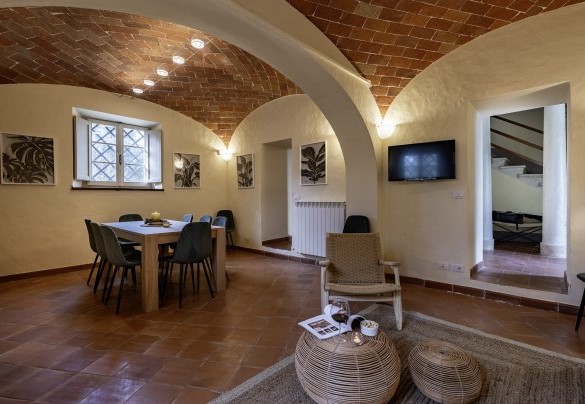 Soggiorno open space al piano terra  - Il Castellare