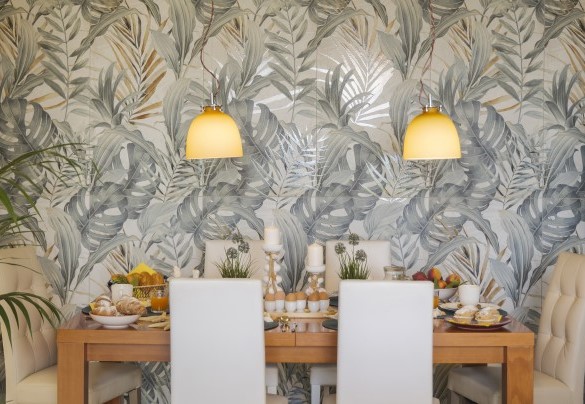 La tavola della sala da pranzo in open space – Il Ciliegio Sul Lago