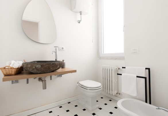 Bagno n.1 con vasca, en-suite alla camera matrimoniale n.1 - Antico Ceraso