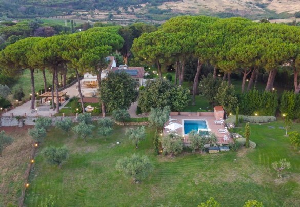 Veduta dall’alto della proprietà – Antico Ceraso
