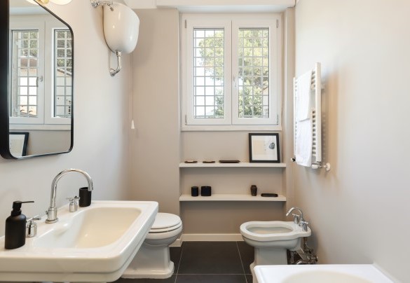 Bagno n.5 con vasca, en-suite alla camera doppia n.5 - Antico Ceraso