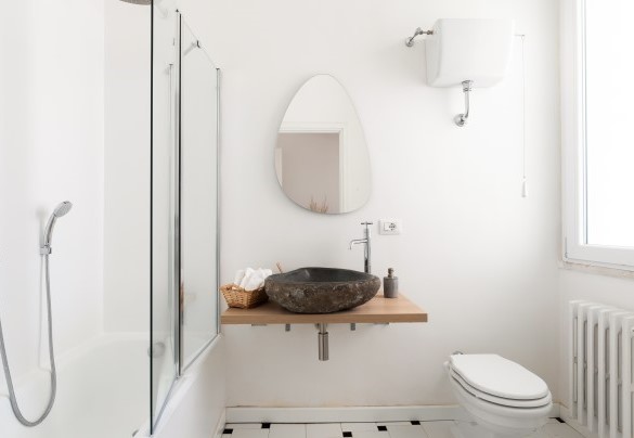 Bagno n.1 con vasca, en-suite alla camera matrimoniale n.1 - Antico Ceraso
