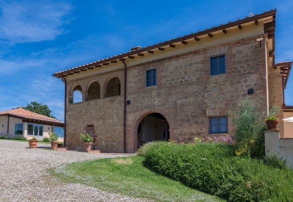 Vista panoramica della casa – Il Colle di Donna Ilaria 