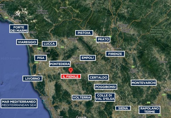 Il Fienile - Mappa