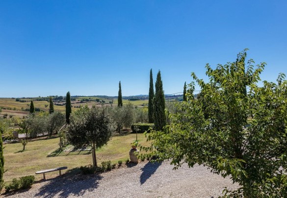 The view from the window of the bedroom n.1 – Il Fitto