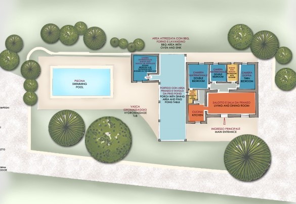 Il Giardino dei Limoni - Planimetria