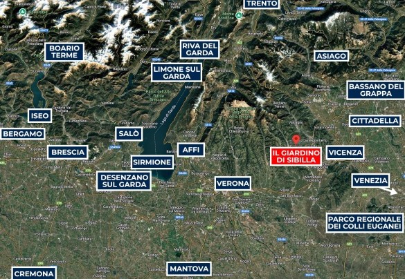 Il Giardino di Sibilla - Map