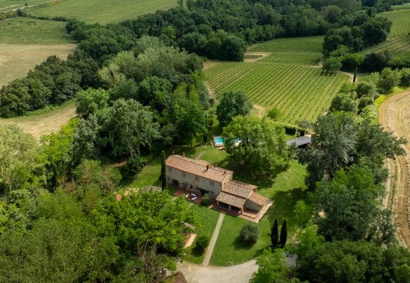La proprietà è immersa in un ettaro di parco - Il Molinaccio