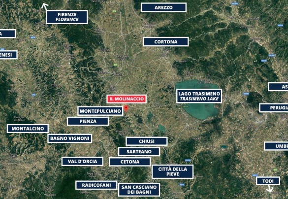 Il Molinaccio - Mappa