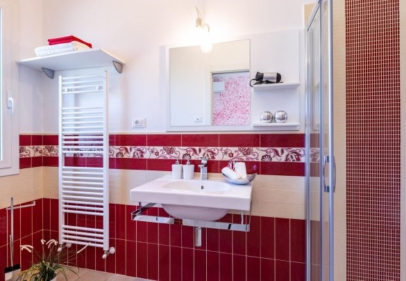 Bathroom n 3 with shower, for room 3 - Il Nocciolo 12