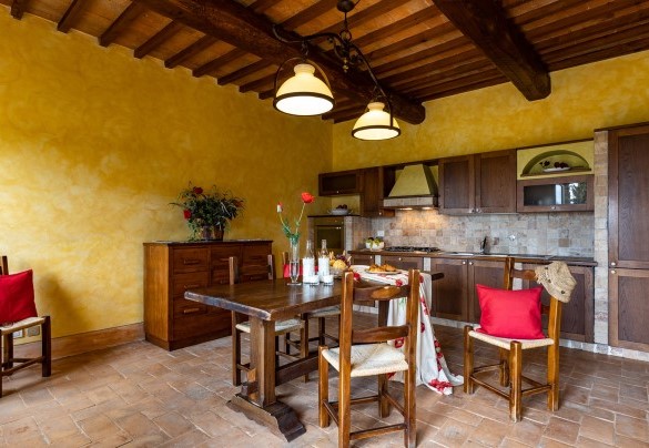 The kitchenette on the ground floor in the main house B - Il Poderuccio