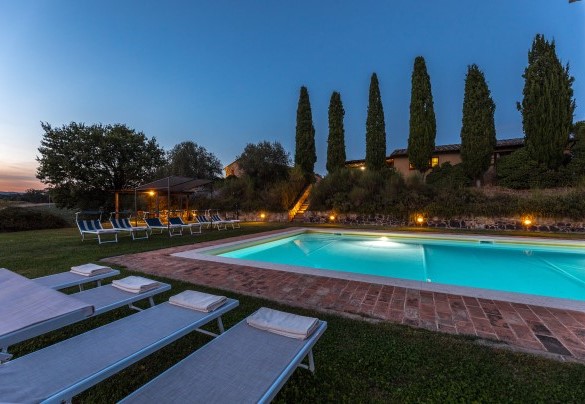 Vista panoramica della piscina - Il Poderuccio
