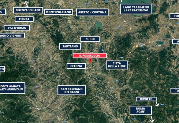 Il Poderuccio - Mappa