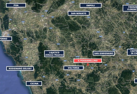 Poggiarellino - Mappa